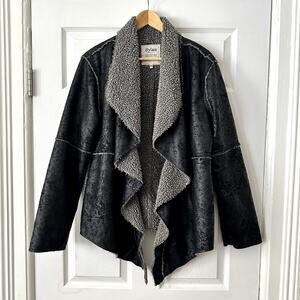 Dylan by True Grit Sherpa Lined Floral Jacket Sz L